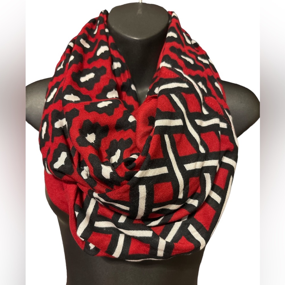 Mud Pie Infinity Loop Scarf Garnet & Black Gamecock USC